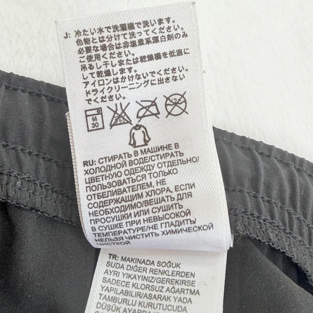 The North Face Track Pants Mens XL Black Excellent Zipper Ankle Hiking Gorpcore
